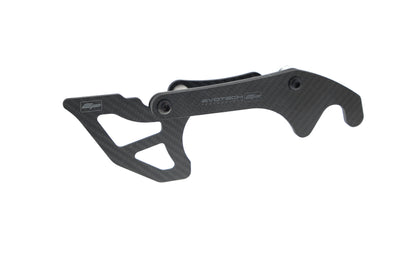 Evotech Carbon Fibre Toe Guard / GP Style Paddock Stand Plates - Yamaha YZF-R1M (2020+)