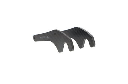 Evotech Carbon Fibre Paddock Stand Plates - Yamaha YZF-R1 (2015-2019)