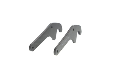 Evotech Carbon Fibre Paddock Stand Plates - Yamaha YZF-R1 (2015-2019)