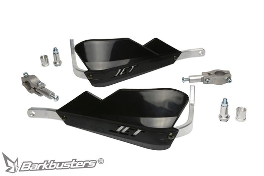 Barkbusters JET Handguard - Two Point Mount (Straight 22mm) - BLACK