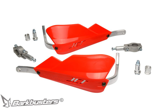 Barkbusters JET Handguard - Two Point Mount (Straight 22mm) - RED