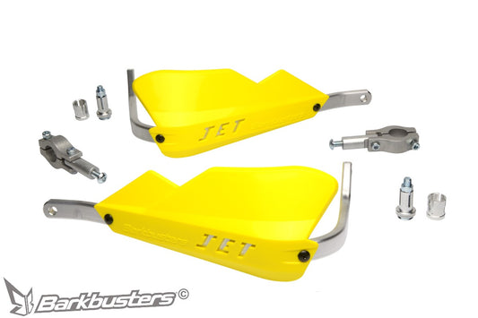 Barkbusters JET Handguard - Two Point Mount (Straight 22mm) - YELLOW