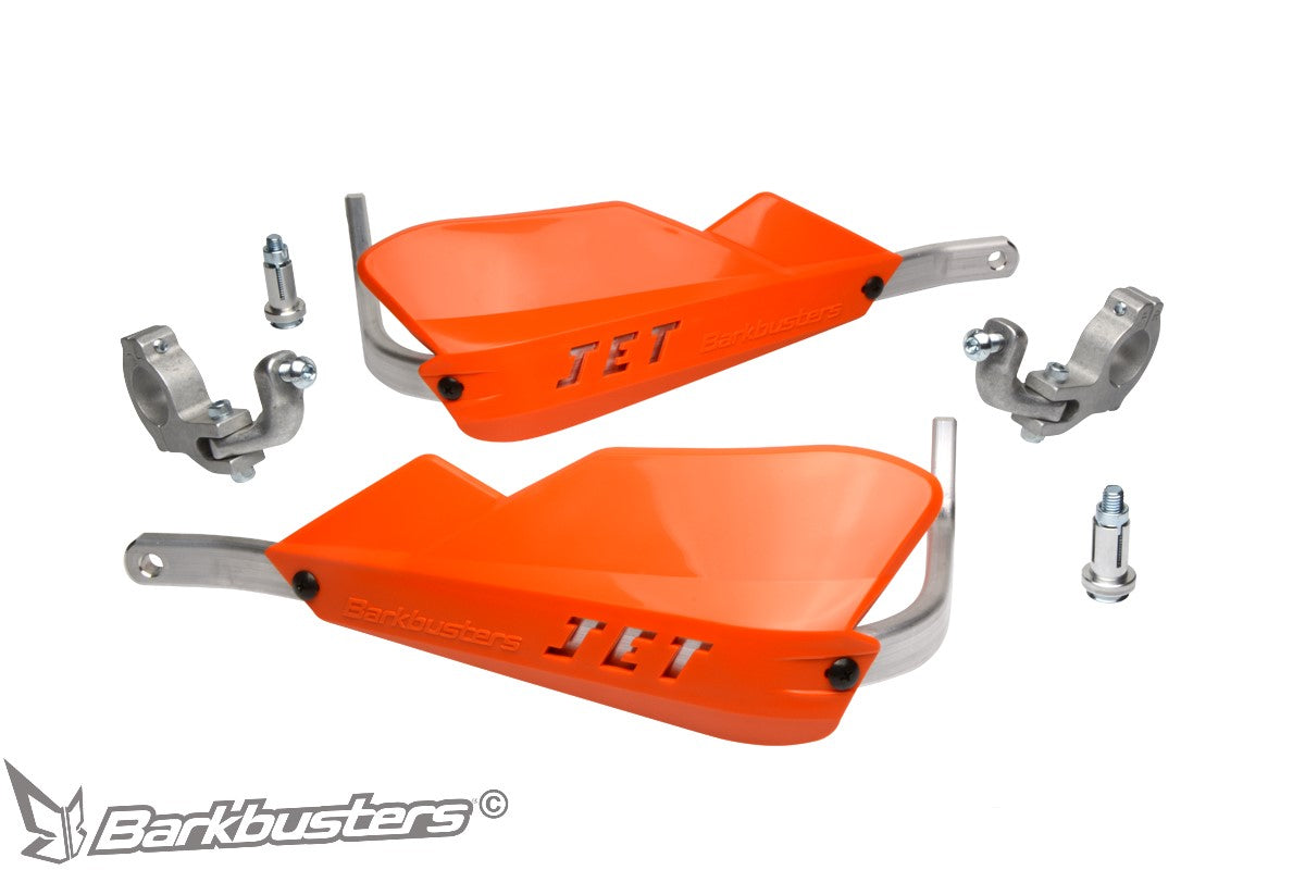 Barkbusters JET Handguard - Two Point Mount (Tapered) - ORANGE