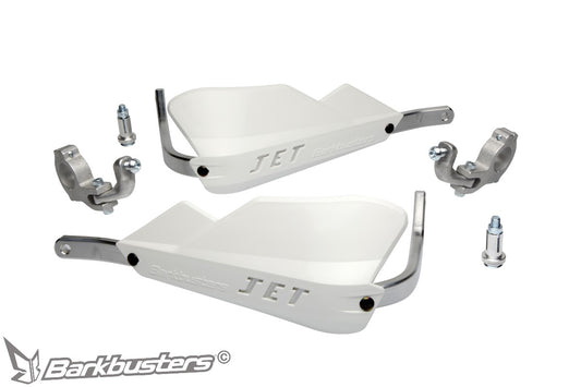 Barkbusters JET Handguard - Two Point Mount (Tapered) - WHITE