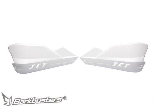 Barkbusters JET Plastic Guards Only - WHITE