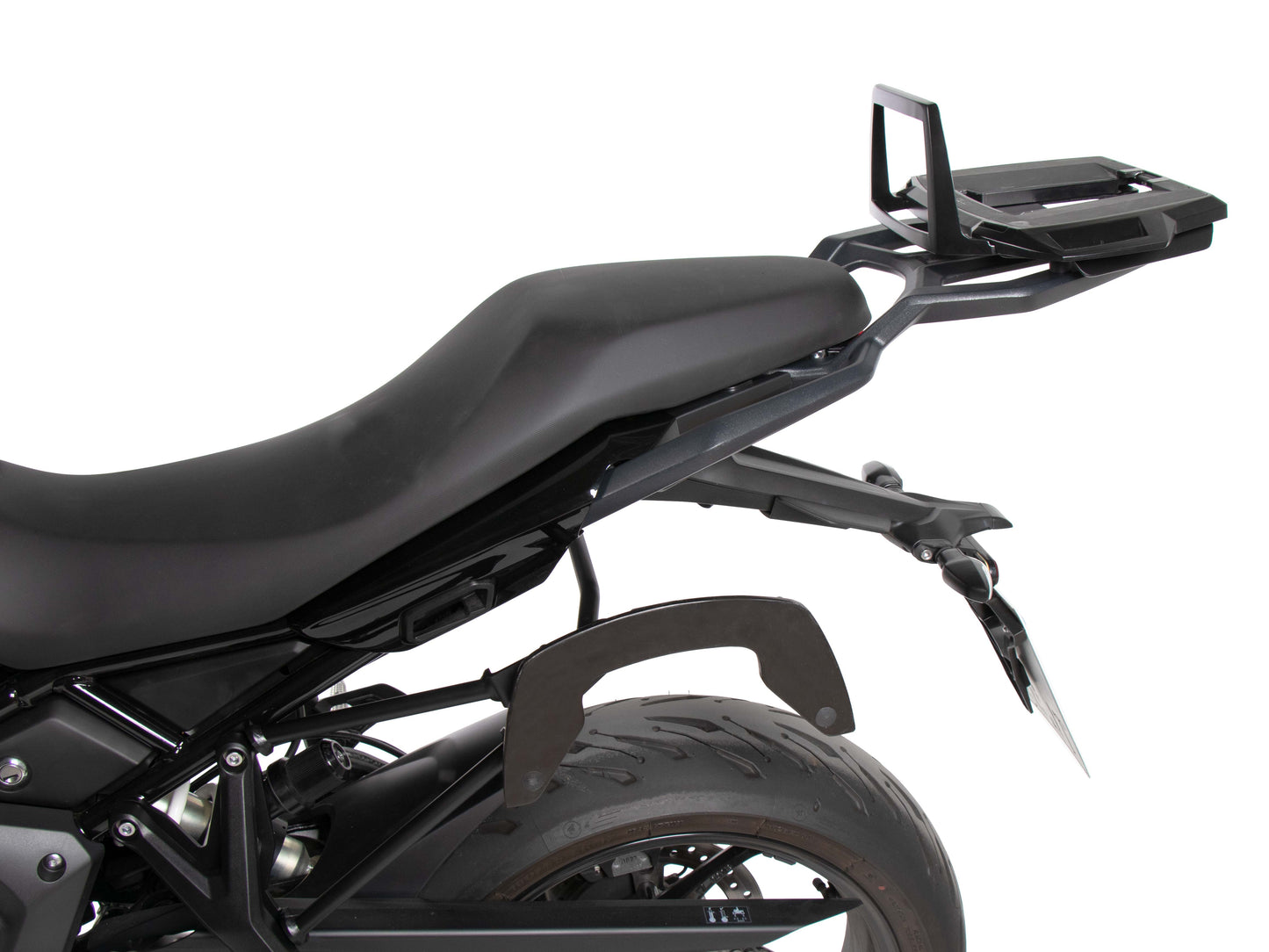 Hepco & Becker Alurack top case carrier black for combination with original rear rack for Triumph Tiger Sport 800 (2025-)