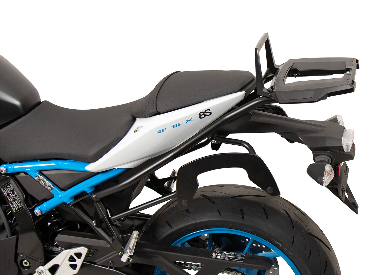 Hepco & Becker Alurack top case carrier black for Suzuki GSX-8S (2023-)