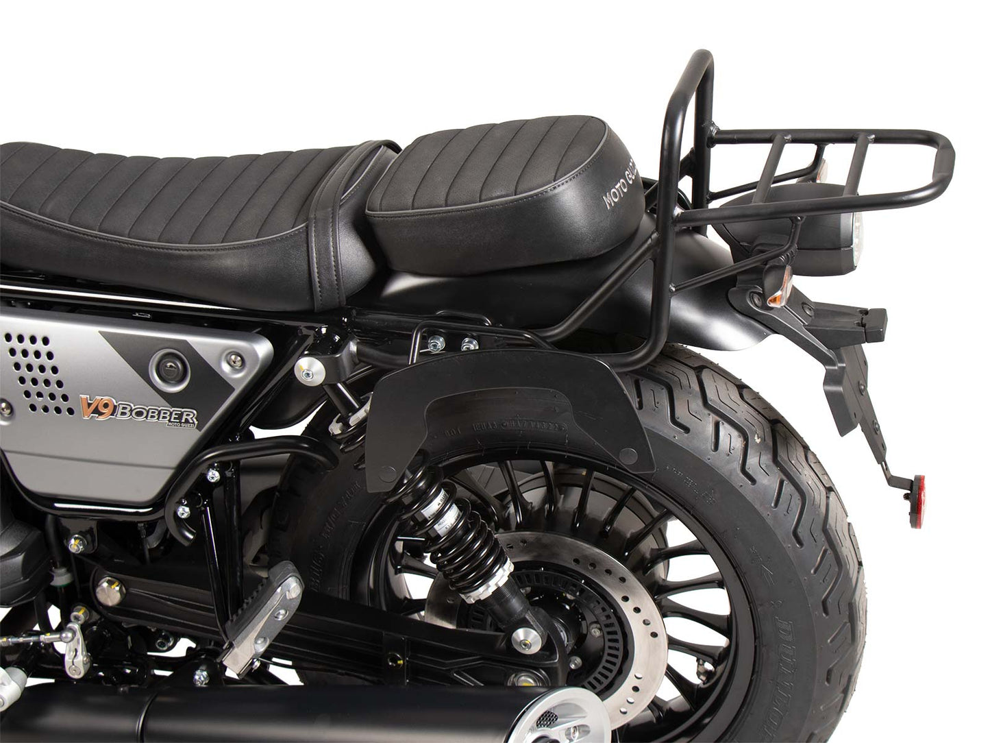 Hepco & Becker C-Bow sidecarrier black for Moto Guzzi V9 Bobber/Special Edition (2021-2025)