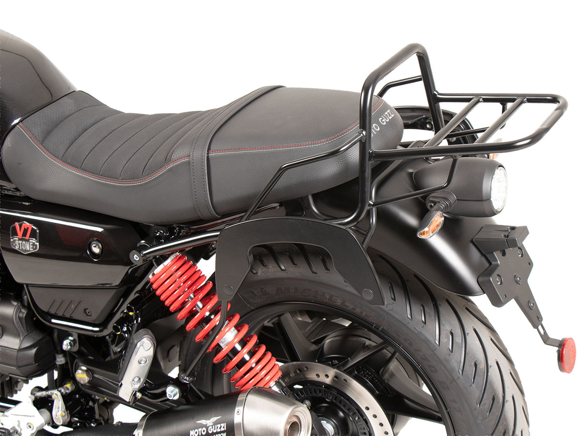 Hepco & Becker Topcase carrier tube-type black for Moto Guzzi V7 Stone Special Edition (850ccm) (2022-2023)