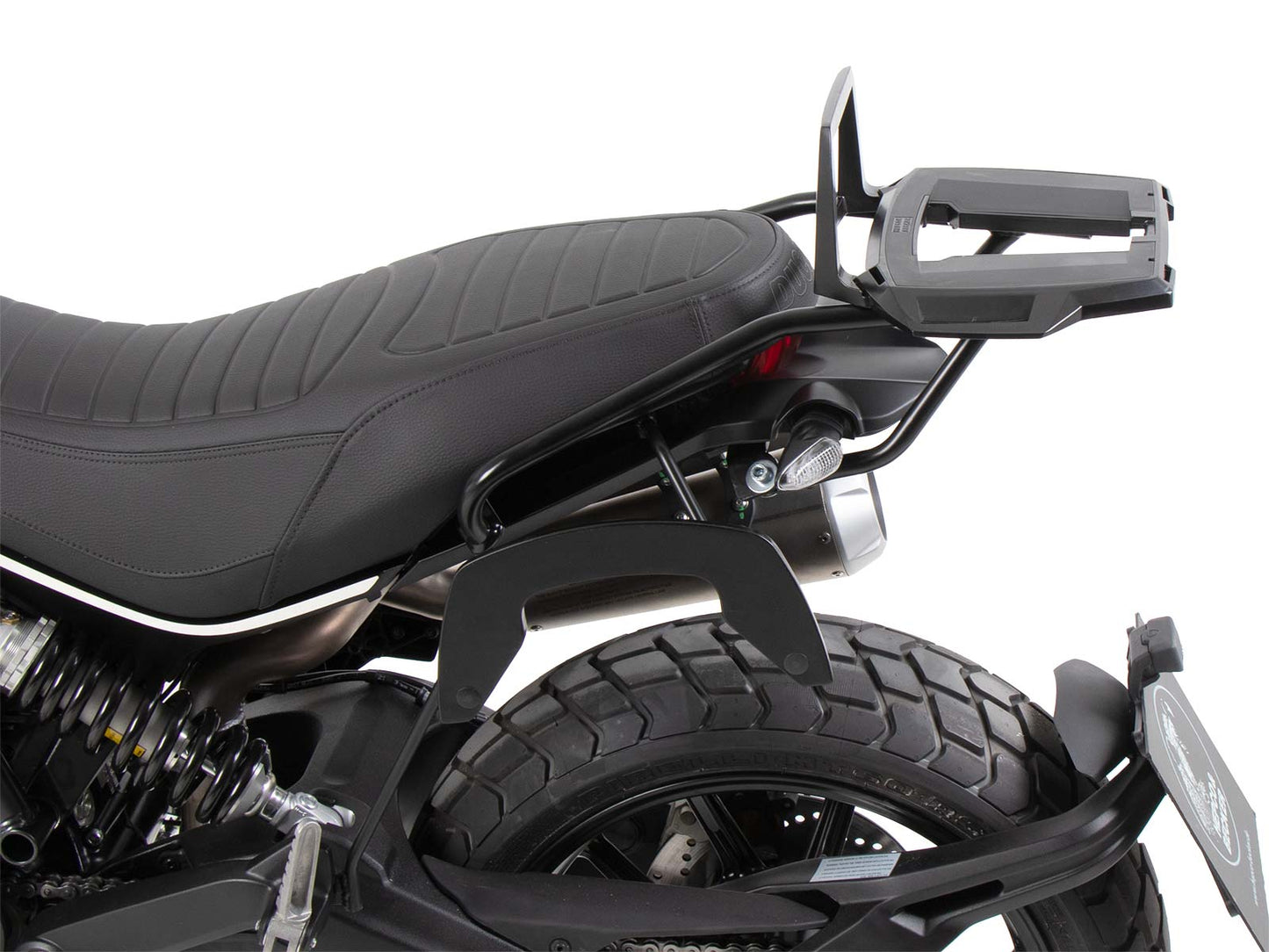 Hepco & Becker Alurack top case carrier black for Ducati Scrambler 1100 Dark Pro/Pro/Sport Pro (2021-2024)