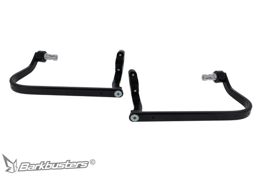 Barkbusters Hardware Kit (Black) - Two Point Mount: 
KTM 200 DUKE ('13 on), 390 DUKE ('13-'16), SUZUKI SFV650 GLADIUS ('09), HONDA CB125E / CB650F, 
HONDA CB500F ('13-'18), HONDA CB650R ('19 on), BMW F700GS ('16 on), F800GS ('16 on), F800GSA ('16 on), HON
