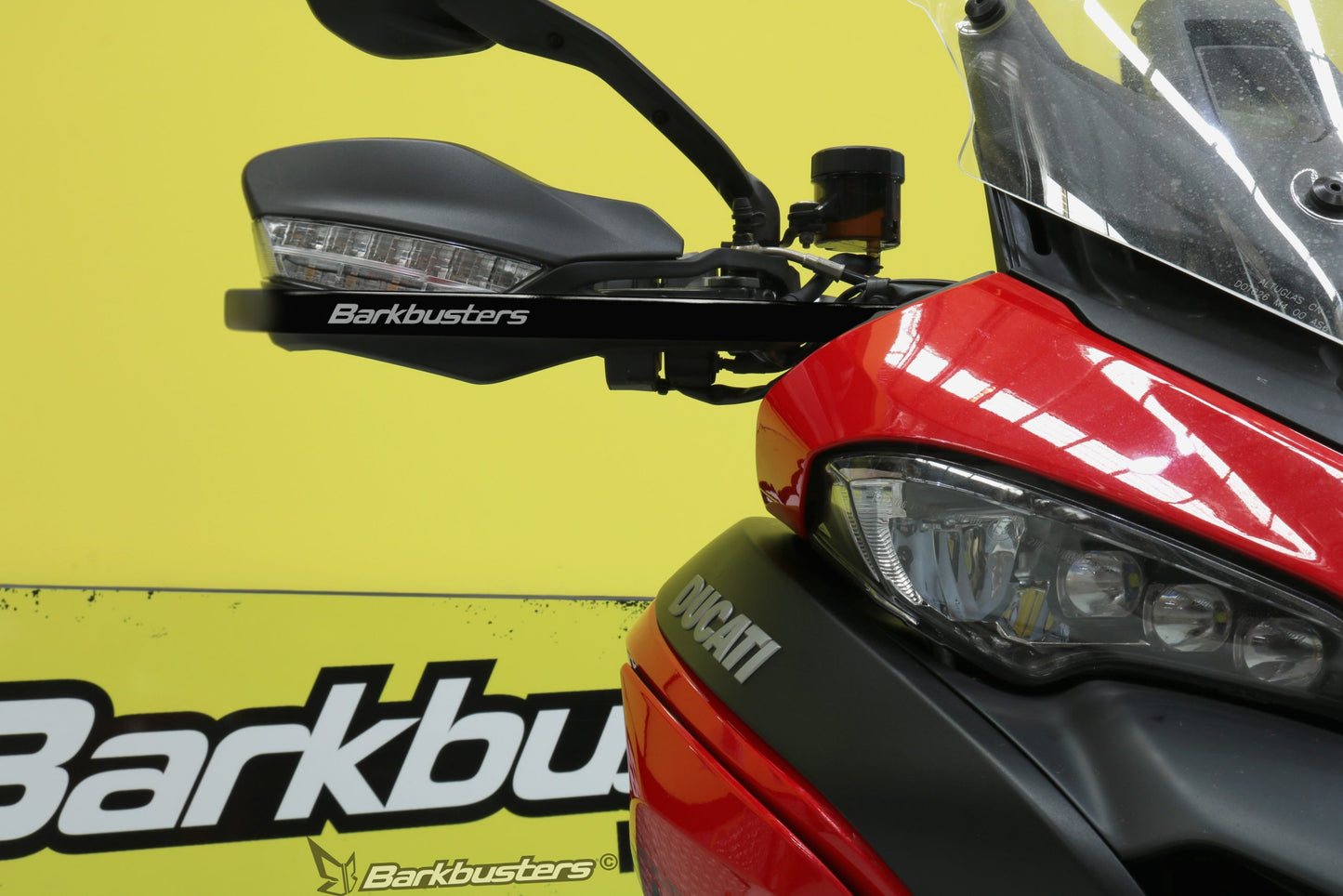 Barkbusters OEM Handguard Protector - Two Point Mount - NO GUARD OPTION: 
DUCATI Multistrada V2/V2S ('22 on) - Powder Coated BLACK