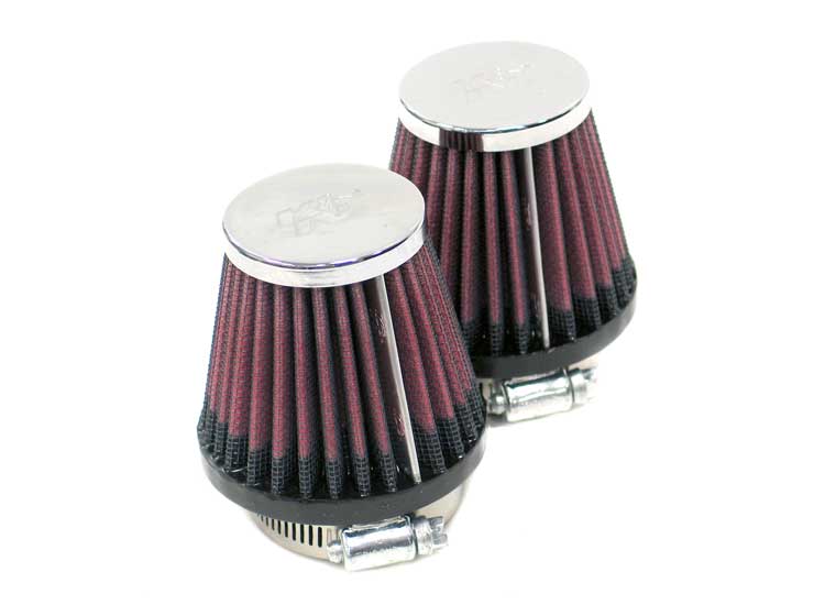 K&N Universal Clamp-On Air Filter RC-1252 Big Bike Tech