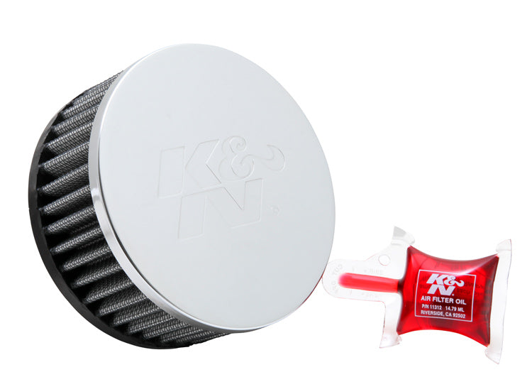 K&N Universal Clamp-On Air Filter RC-1950 Big Bike Tech