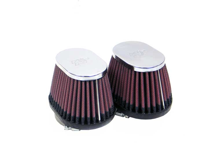 K&N Universal Clamp-On Air Filter RC-2452 Big Bike Tech