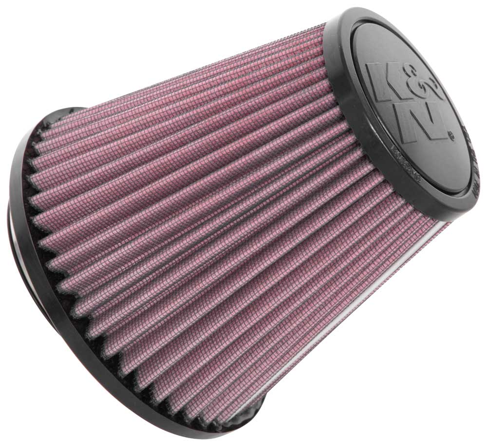 K&N Universal Clamp-On Air Filter RU-1637 Big Bike Tech