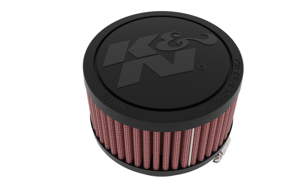 K&N Universal Clamp-On Air Filter RU-1900 Big Bike Tech