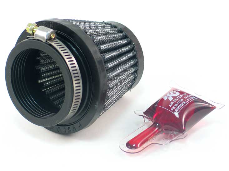 K&N Universal Clamp-On Air Filter RU-2690 Big Bike Tech