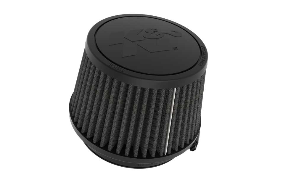 K&N Universal Clamp-On Air Filter RU-3119HBK Big Bike Tech