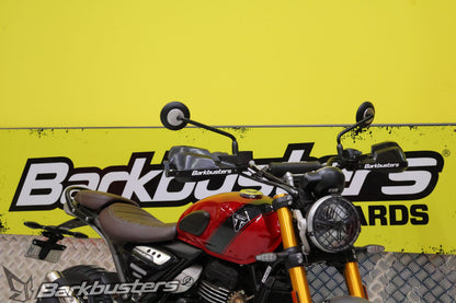Barkbusters Hardware Kit - Two Point Mount:   
TRIUMPH SCRAMBLER 400X (2024-)