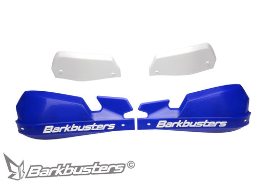 Barkbusters VPS Plastic Guards Only - BLUE (with deflectors in WHITE)