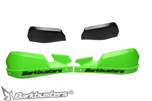 Barkbusters VPS Plastic Guards Only - GREEN (with deflectors in BLACK)