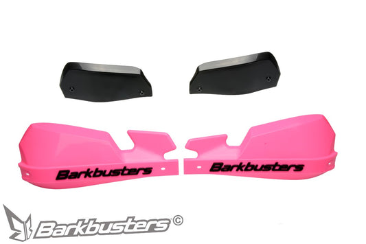 Barkbusters VPS Plastic Guards Only - PINK (with deflectors in BLACK)