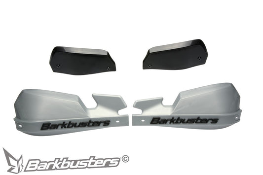 Barkbusters VPS Plastic Guards Only - SILVER (with deflectors in BLACK)
