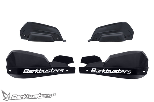 Barkbusters VPS Plastic Guards Only - BLACK (with deflectors in BLACK)