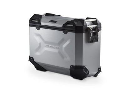 TRAX ADV M Side case. Right. Aluminum. Silver. 37.00 l. 49x23x37 cm.ALK.00.733.11000R/S