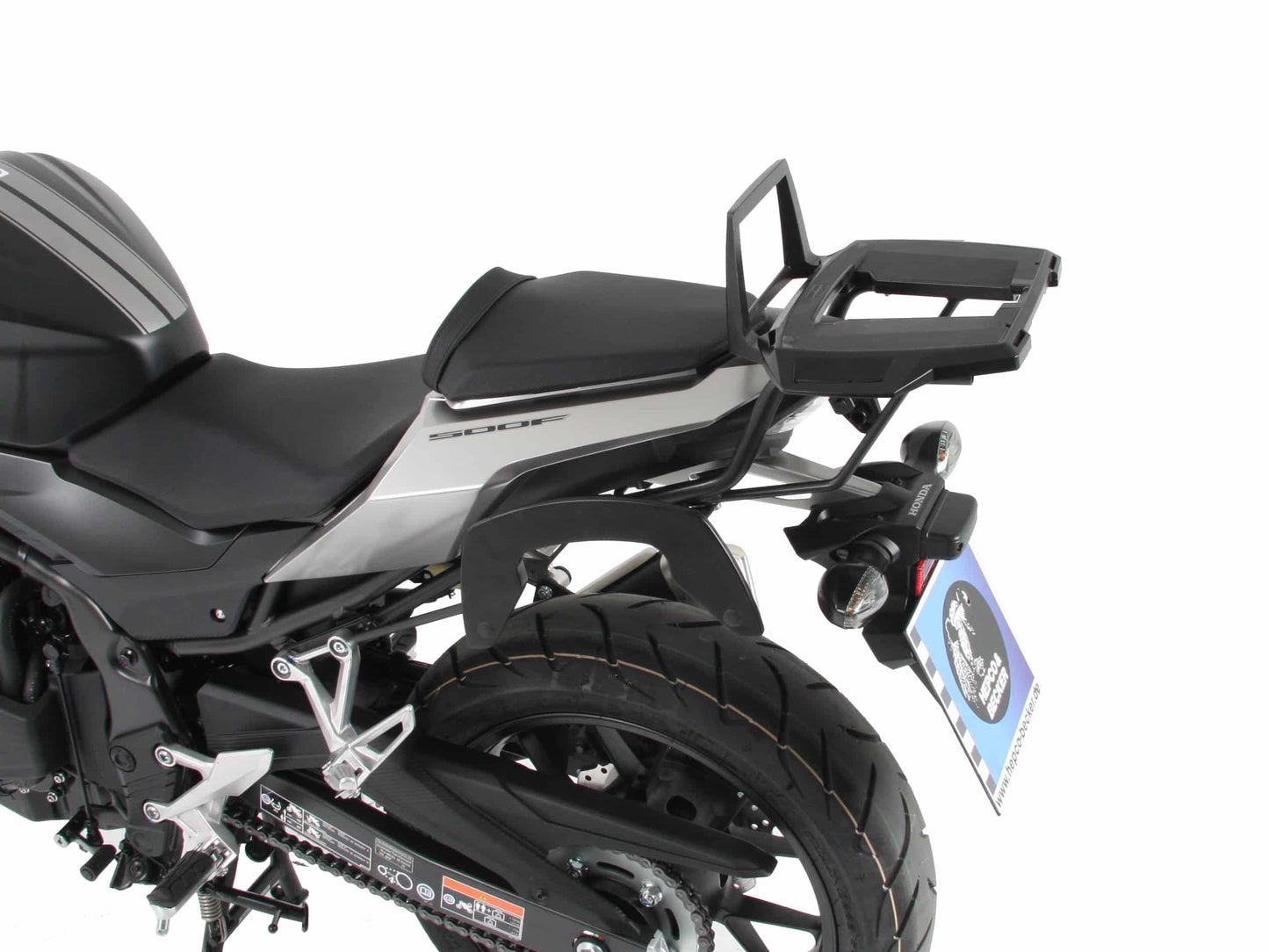 Hepco & Becker Alurack top case carrier anthracite/black for Honda CB 500 F (2016-2018)