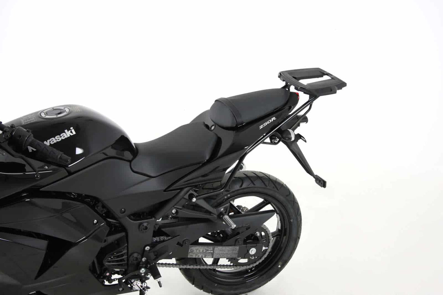Hepco & Becker Alurack top case carrier black for Kawasaki Ninja 250 R (2008-2012)