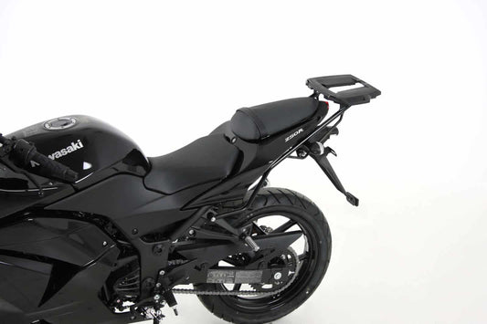 Hepco & Becker Alurack top case carrier black for Kawasaki Ninja 250 R (2008-2012)