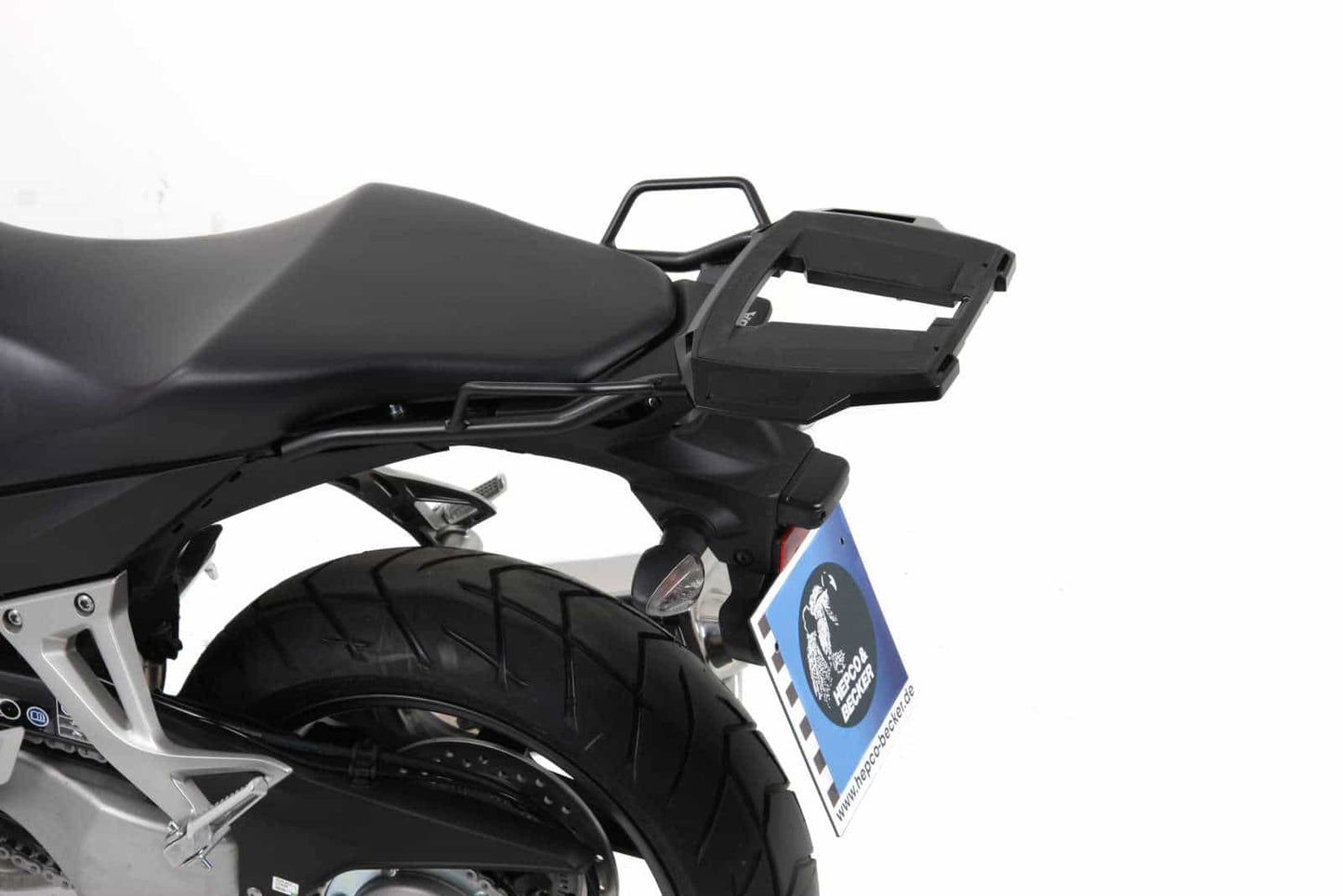 Hepco & Becker Alurack top case carrier black for Honda VFR 800 X Crossrunner (2011-2014)