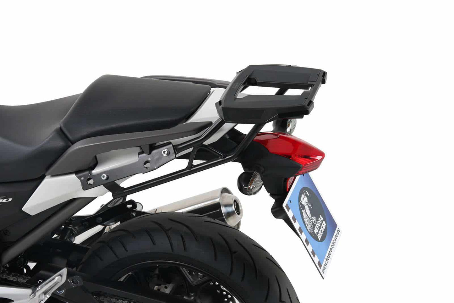 Hepco & Becker Alurack top case carrier black for Honda NC 700 S (2012-2013)/750 S/DCT (2014-2020)