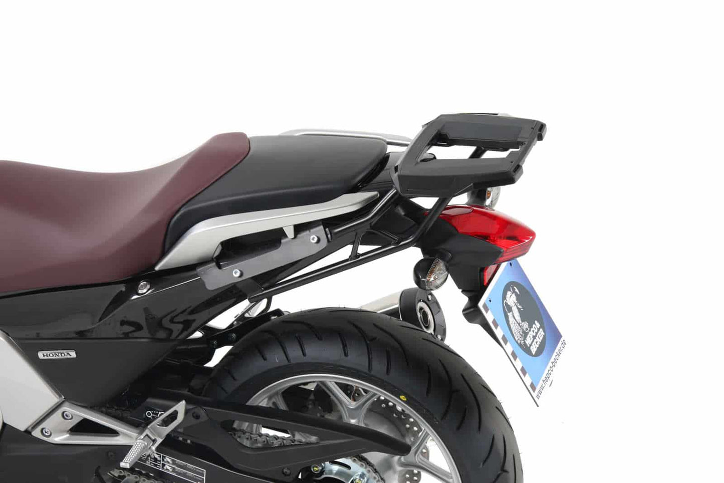 Hepco & Becker Alurack top case carrier black for Honda Integra 700 (2012-2013)