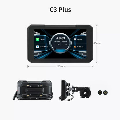 Aoocci C3 Plus - 5" Display / Wireless CarPlay / TPMS / Bluetooth