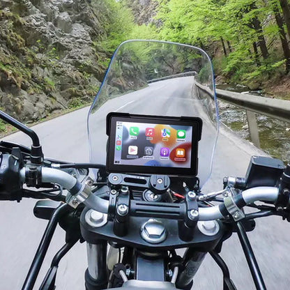 Aoocci C7 - 7" HD Screen for Motorcycle CarPlay & Android Auto