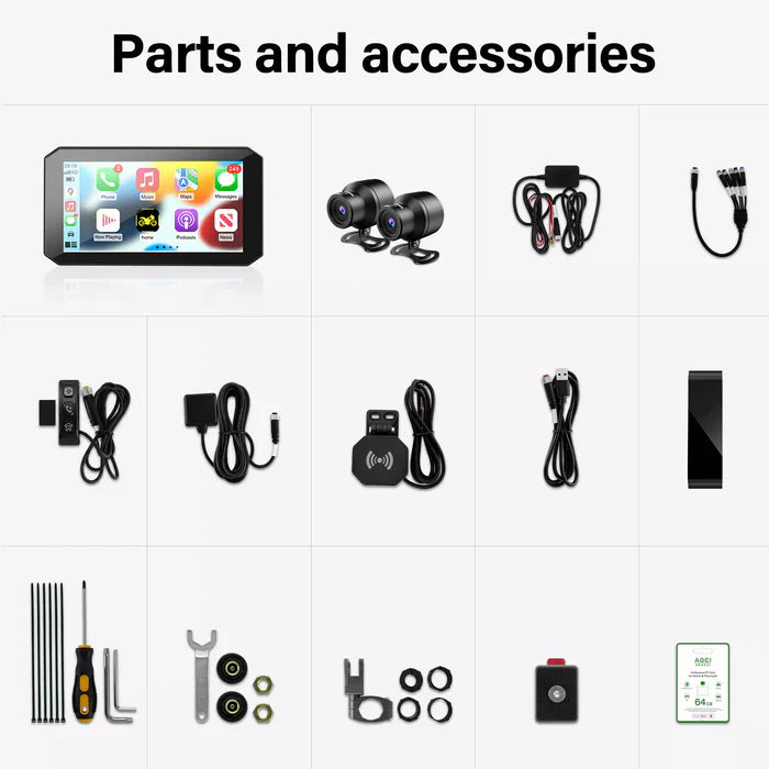 Aoocci BX - Front & Rear Cam / Wireless CarPlay / Radar / TPMS / Bluetooth / Remote