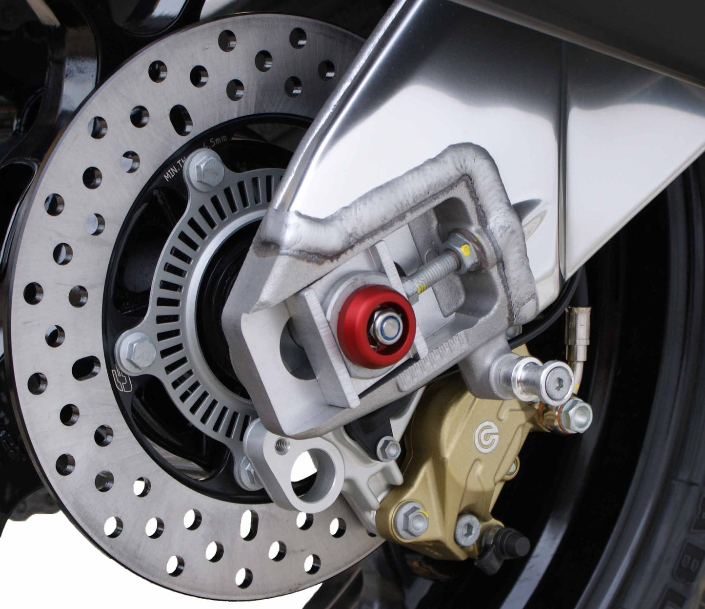 Evotech Rear Spindle Bobbins - Aprilia RSV4 (2009-2014)