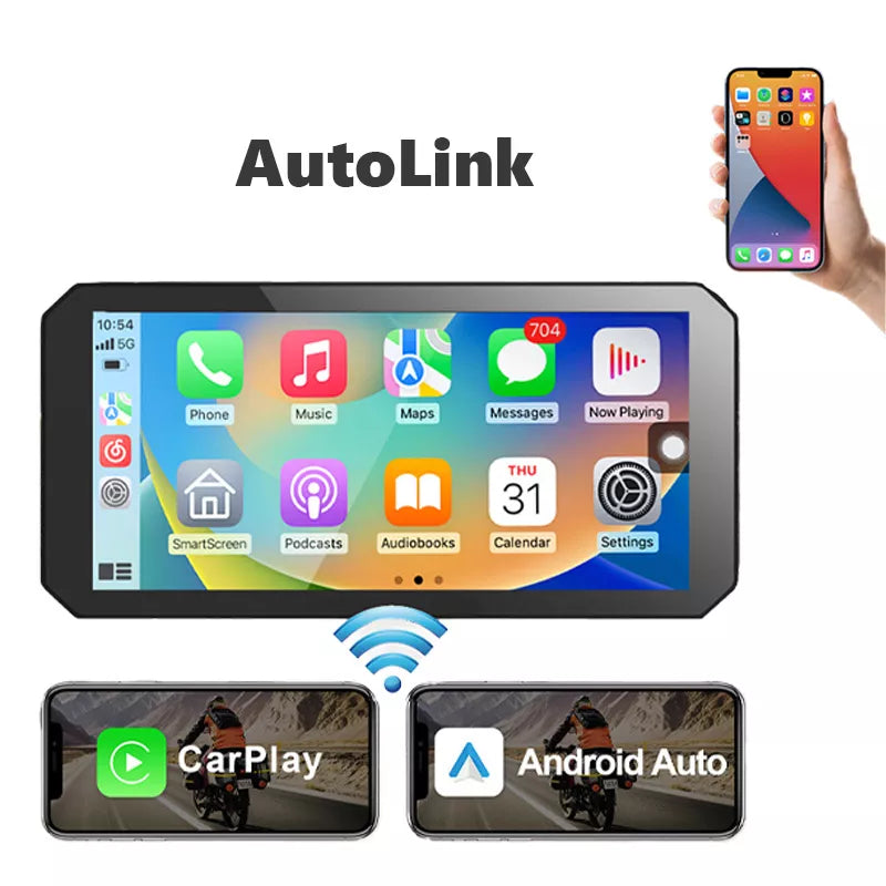 Aoocci C9 Pro Max - 6" Display / F&R Camera / Wireless CarPlay / TPMS / Bluetooth