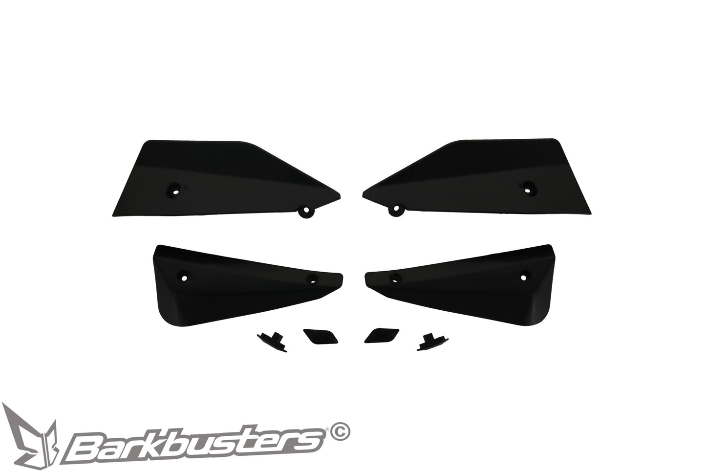 Barkbusters Spare Part - SABRE Deflector & Plug Set - BLACK