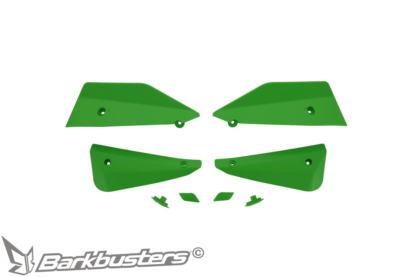 Barkbusters Spare Part - SABRE Deflector & Plug Set - GREEN
