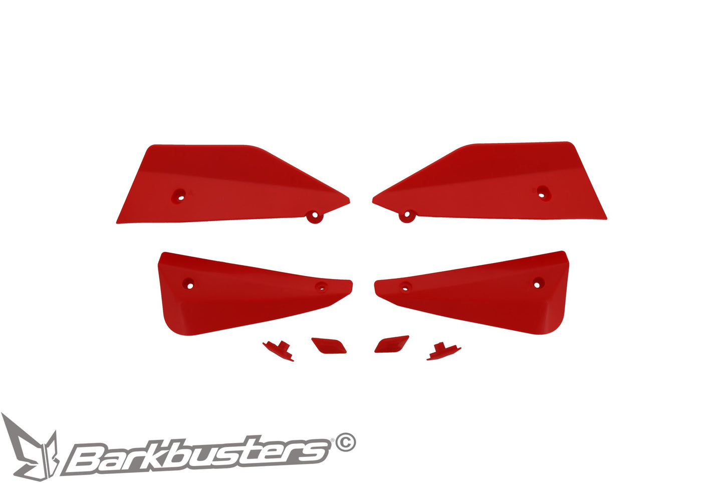 Barkbusters Spare Part - SABRE Deflector & Plug Set - RED