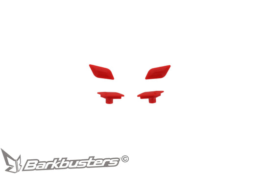 Barkbusters Spare Part - SABRE Plug Set - RED