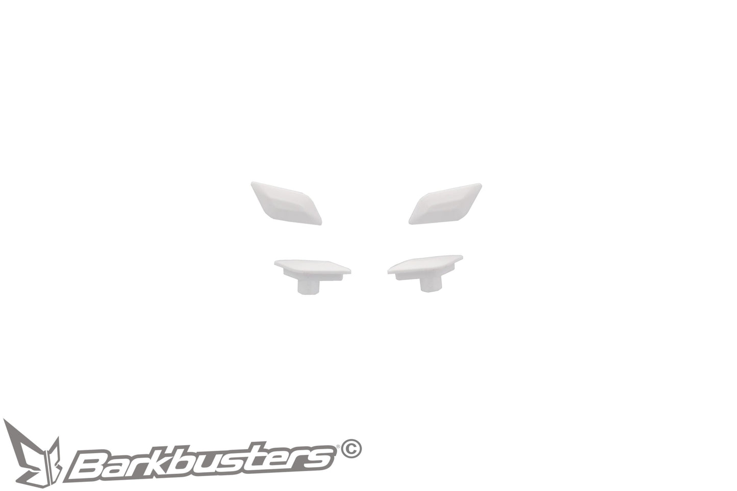 Barkbusters Spare Part - SABRE Plug Set - WHITE