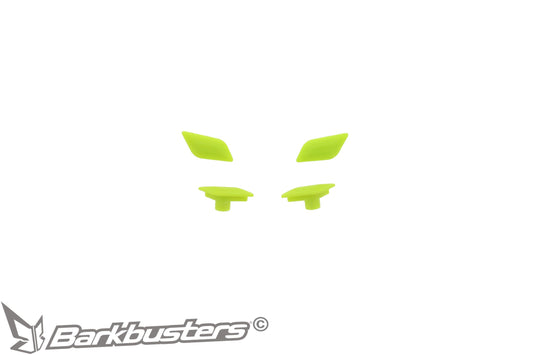 Barkbusters Spare Part - SABRE Plug Set - YELLOW HiViz