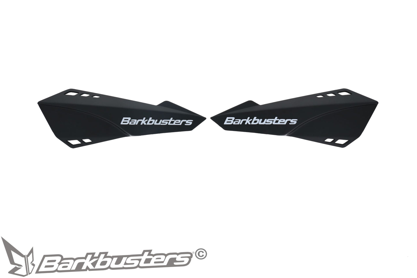 Barkbusters Spare Part - SABRE Plastic Guards Only (Left & Right) - BLACK