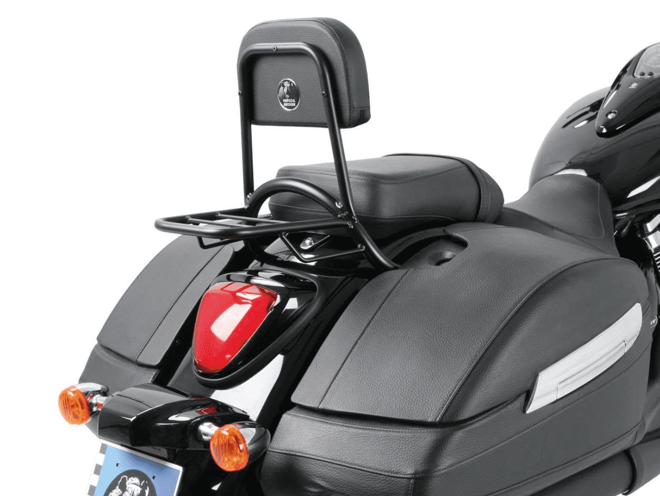 Hepco & Becker Sissybar with rearrack black for Suzuki C1500T Intruder (2013-2016)