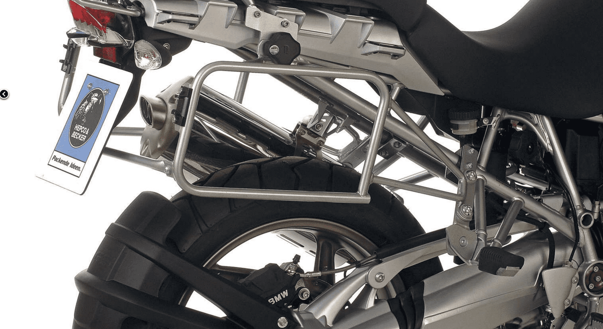 Hepco & Becker Sidecarrier Lock-it silver for BMW R 1200 GS (2004-2007)